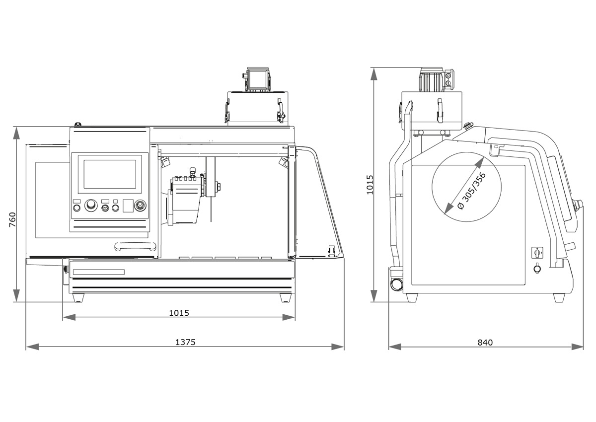 Qness (QATM) Benchtop Cut-off Machines Brillant 250_3 Qness (QATM) Benchtop Cut-off Machines Brillant 250_3