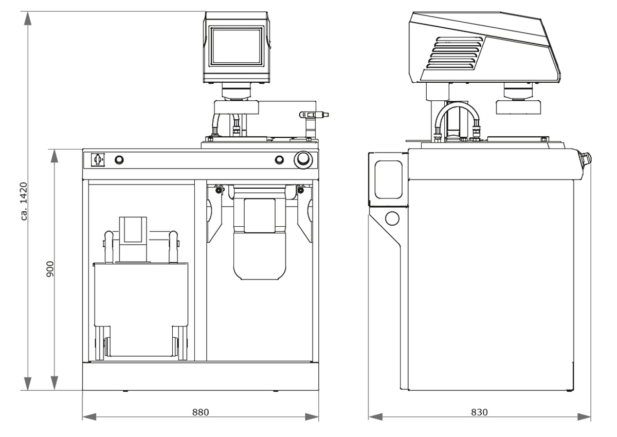 Qness (QATM) Planar Grinding Machine Saphir 375_5 Qness (QATM) Planar Grinding Machine Saphir 375_5